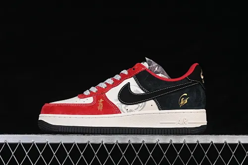 All Categories Nk Air Force 1 Air Force Series Nk Air Force 1 Low Air Force Low Nike Air Force 1'07 Low Red and Black Pray for Good Luck and Good Luck Air Force 1 Low-top Casual Shoes FC1688-264